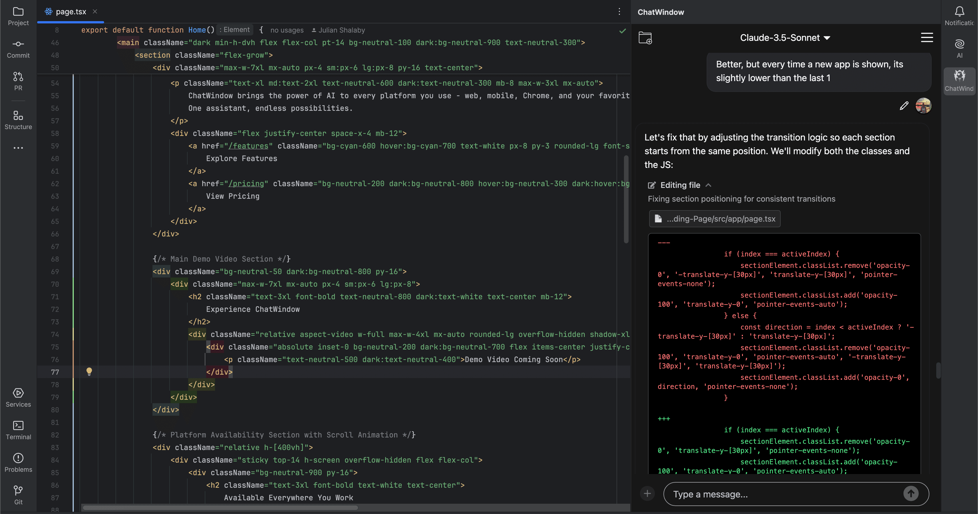 Onuro AI Code Interface